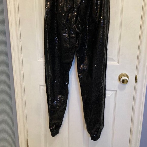 Women Sequin Long Pencil Pants - Picture 4 of 4